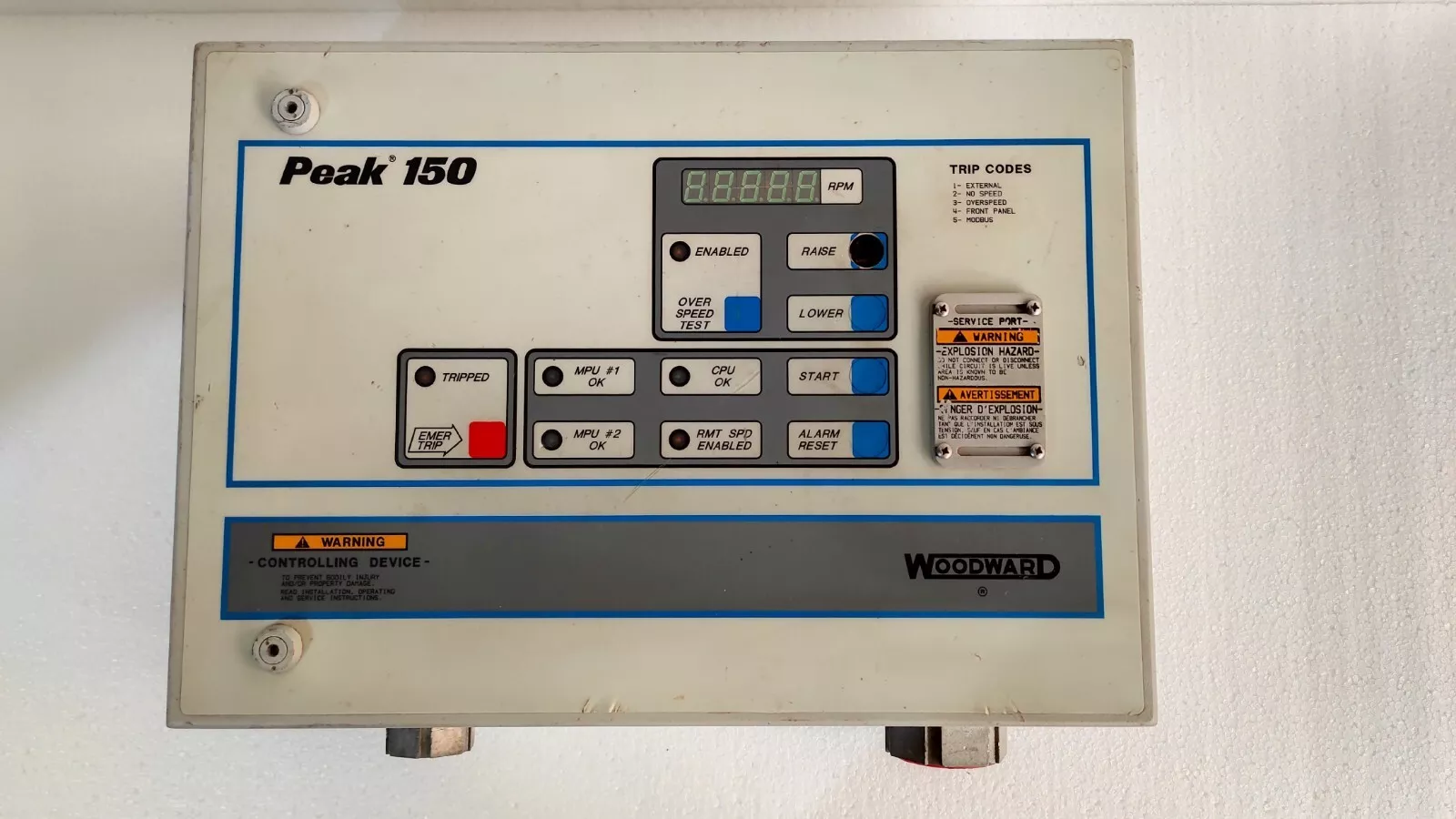 Woodward peak 150 / Peak 150 Digital Controller Part Number 9905-852 Rev N #2